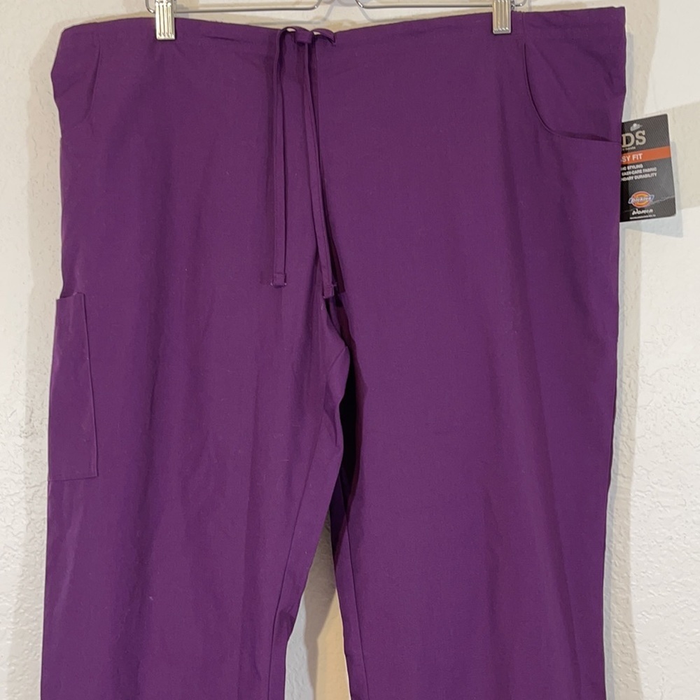 Dickies Every Day Scrubs Missy Fit Petite Drawstring Scrub Pant 3 Pocket NWT - Picture 3 of 11